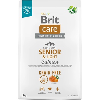 Brit Care Grain-free Senior & Light Salmon & Potato 2 x 3 kg