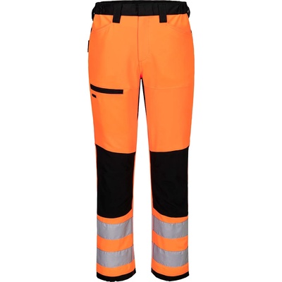 Portwest hi-vis wx2 cd857 / Мъжки светлоотразителни работни панталони клас 2 - hv оранжево/черно uk 48/eu 64/66 (cd857obr48)
