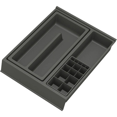 GOLLINUCCI Kúpeľňový organizér s príslušenstvom 270mm 308x242x53mm antracit 10900302