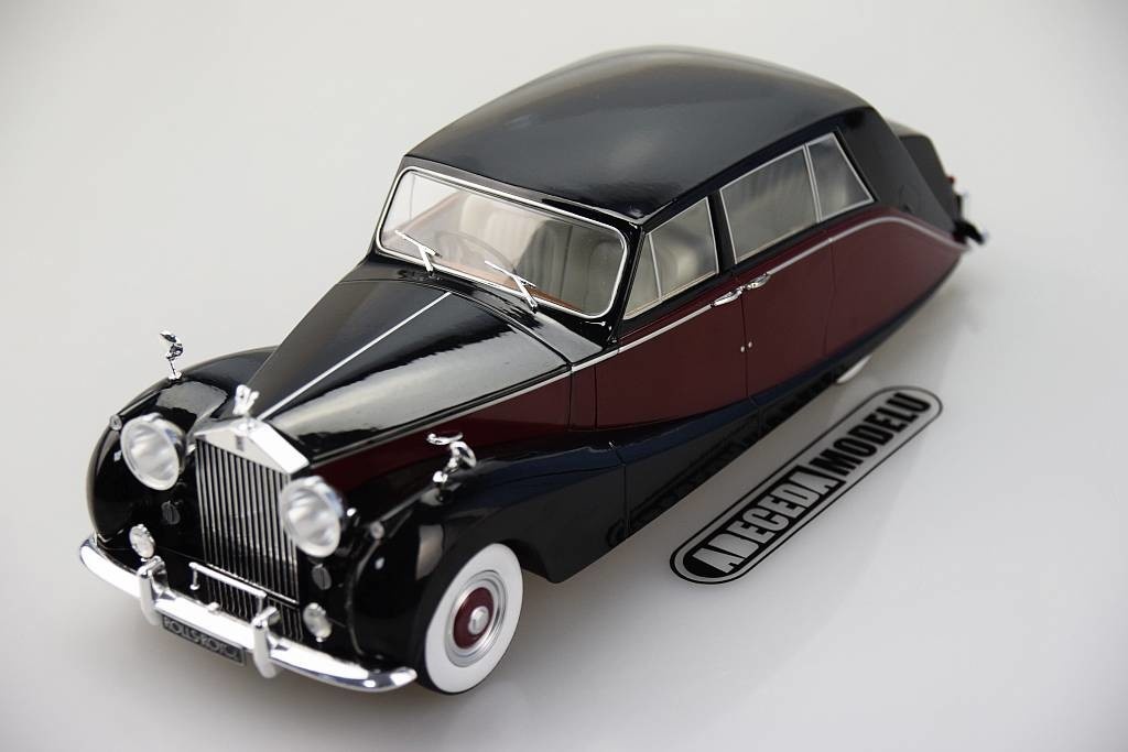 Rolls Royce Silver Wraith Empress Hooper 1956 – Modelcar 1/18 – Noir/jaune