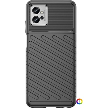 Image 1 of Motorola Moto G32 4G Удароустойчив Twill Texture Калъф и Протектор