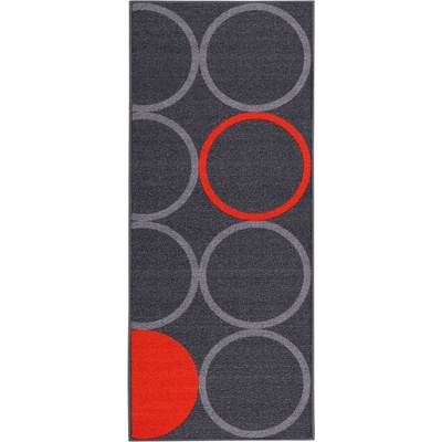 ABC vivace КИЛИМ opty grey orange 200x57cm (18374)
