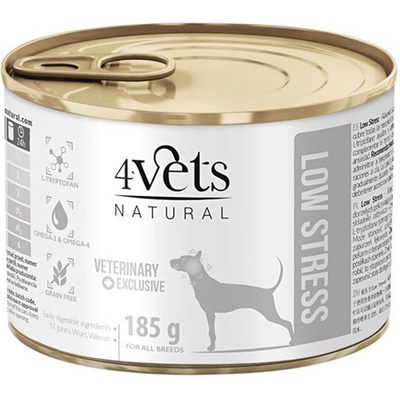 4Vets NATURAL Veterinary Exclusive LOW STRESS 185 г