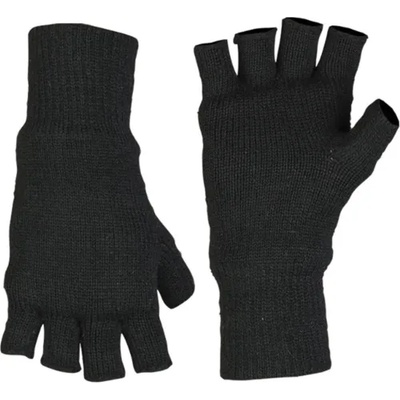 Mil-Tec Ръкавици Thinsulate плетени без пръсти черни (12540002)