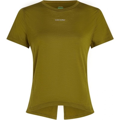 ICEBREAKER Wmns 125 Cool-Lite Speed SS Slit Back T, Algae