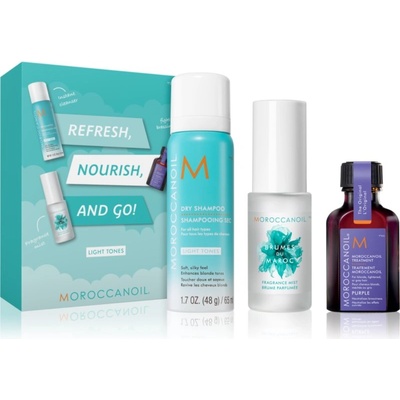 Moroccanoil Refresh, Nourish, and Go! (Light Tones) комплект за руса коса за жени