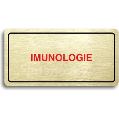 ACCEPT Piktogram IMUNOLOGIE - zlatá tabulka - barevný tisk