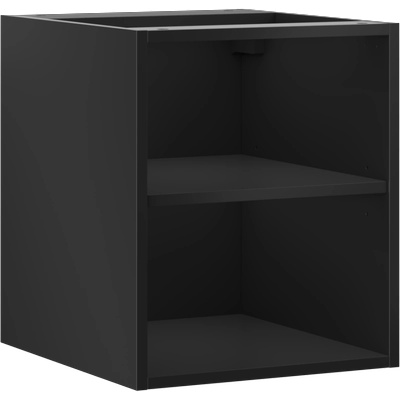Box-A отворен шкаф с рафт 40 см, черен мат - 91AX2-0400-470-0-71 (91AX2-0400-470-0-71)