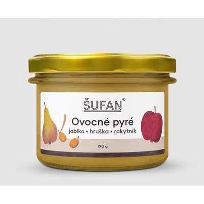 Šufan Pyré jablko-hruška-rakytník 190 g – Zboží Dáma
