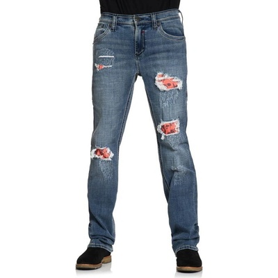 Affliction kalhoty pánské jeans COOPER DEVIN DEVIN WASH 110CS124-DEVN