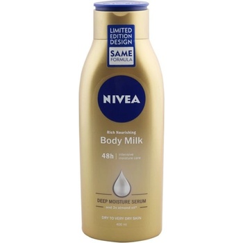 Nivea Rich Body Milk Nourishing 48h telové mlieko 400 ml