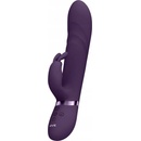 Vive Nari Vibrating & Rotating Beads G-Spot Rabbit Purple