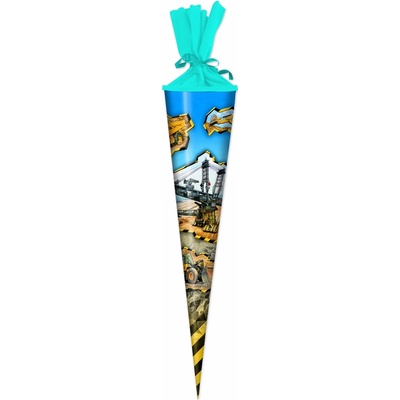 TOPPOINT kornout na sladkosti Stavební stroje 35 cm