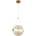 ELMARK Splendor led ПЕНДЕЛ 9w 3000k, МЕСИНГ + КОНЯК (955splendor930bc)