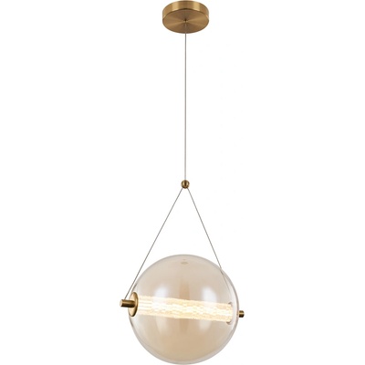 ELMARK Splendor led ПЕНДЕЛ 9w 3000k, МЕСИНГ + КОНЯК (955splendor930bc)