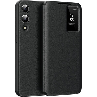 Samsung Galaxy S25 Edge View Window Кожен Калъф и Протектор