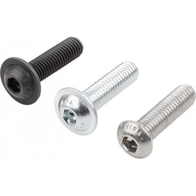 Šrouby se zploštělou půlkulatou hlavou, DIN EN ISO 7380 07174-1104X16 – Hledejceny.cz