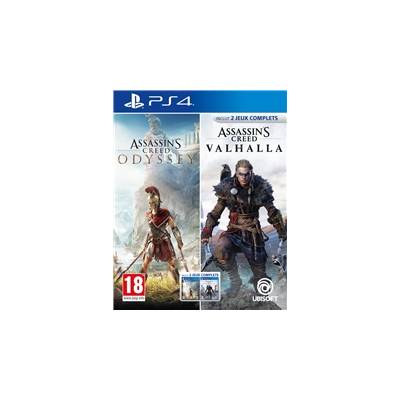 Compilation Assassins Creed Odyssey & Assassins Creed Valhalla (PS4)