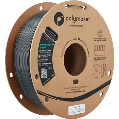 Polymaker PETG Dark Grey - 1, 75 mm / 1000 g (PB05008)