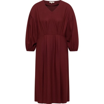 Tranquillo Дамска рокля Tranquillo Women's Tailliertes Kleid aus EcoVero Viskose Dress - Fired Brick - размер 46 (EU) (134-1719-0116)