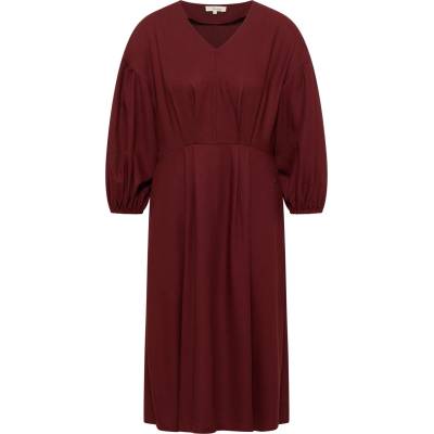 Tranquillo Дамска рокля Tranquillo Women's Tailliertes Kleid aus EcoVero Viskose Dress - Fired Brick - размер 46 (EU) (134-1719-0116)