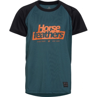 Horsefeathers Детска колоездачна фланелка Spike петролено зелена HORSEFEATHERS Horsefeathers | Sin | МЪЖЕ | M