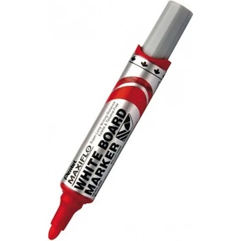 Pentel Маркер Pentel Maxiflo, червен, от 2 до 2.5 mm, за бяла дъска, презаредаем (OK10900104)