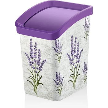 Image 1 of Кош за боклук с люлеещ капак ЛАВАНДУЛА 11, 5л (ВИ922-03)