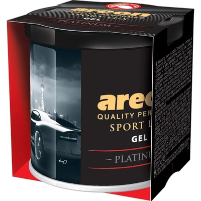 Areon ароматизатор гел консерва за дома и автомобила, Sport Lux, Platinum