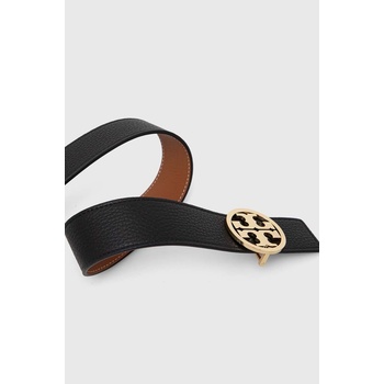 Tory Burch Кожен колан с две лица Tory Burch 1.5" Miller Reversible дамски в черно 138936.001 (138936.001)
