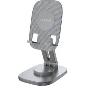 Dudao Стойка за телефон и таблет Dudao, сгъваема, за бюро, Сив, (F5XS) (6973687245856)