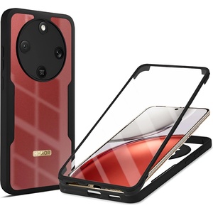 Techsuit Калъф за Honor Magic8 Lite - Techsuit ColorVerse 360 Series + Протектор - Черен