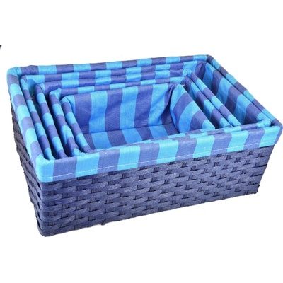 Vingo Úložný box modrý 52x33 cm v. 20 cm