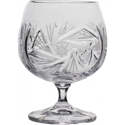 Royal Crystal Broušená sklenice na koňak Mašle 6 x 250 ml