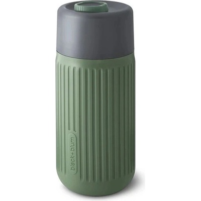 Black Blum skleněný cestovní hrnek Travel Cup 340 ml Grey Olive
