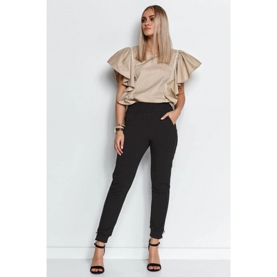 Makadamia woman's pants M633 čierna