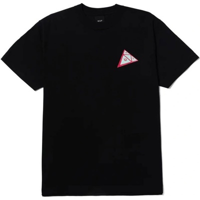 HUF triko Skewed triple triangle černá