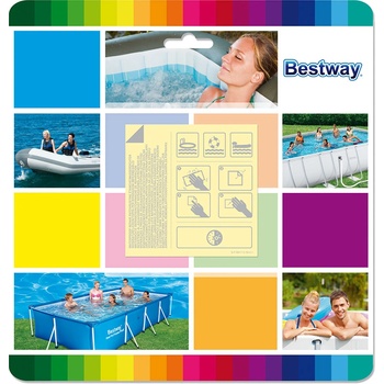 BESTWAY 62091 sada záplat na bazén (10 ks)