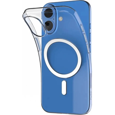 PURO Силиконов калъф Puro 03 Mag MagSafe за iPhone 16 Plus - прозрачен (PUIPC166703MAGTR)