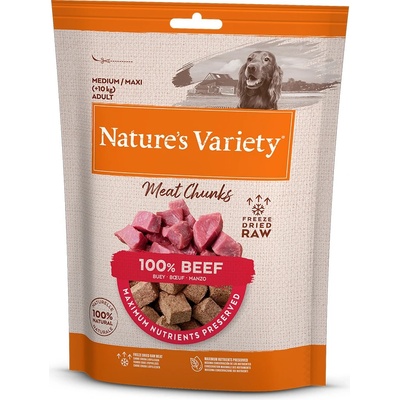 Natures Variety mrazom sušené kúsky pre psov hovädzie 50 g