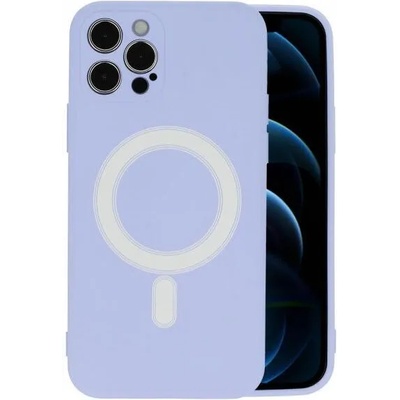 iExpert Силиконов гръб с MagSafe Виолетов за iPhone 12 IPhone 12 (3120272)