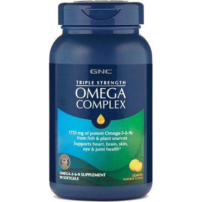 GNC ОМЕГА 3 6 9 КОМПЛЕКС 90 желатинови капсули
