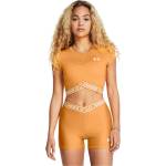 Under Armour Къса блуза Under Armour Cross Crop Top - Orange