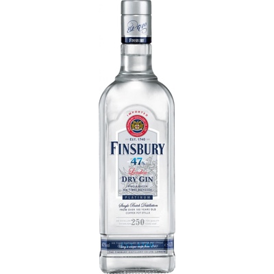 Finsbury Platinum 47 London Gin 47% 1 l (holá láhev) – Zboží Dáma