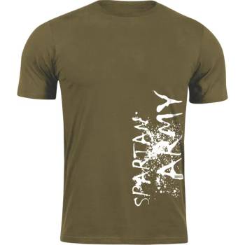Image 1 of DRAGOWA Тениска с къс ръкав Spartan Army War, маслиненозелена, 160 г/м2 (7850)