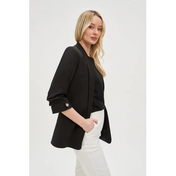 Moodo Сако с набрани 3/4 ръкава черно Moodo Moodo | Cheren | ЖЕНИ | XS