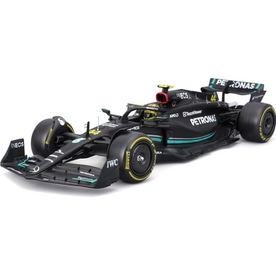 Bburago Mercedes-AMG Petronas W14 E 44 Hamilton hard case 1:24