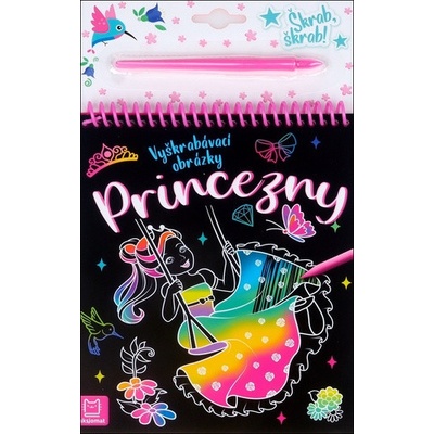 Princezny vyškrabávací obrázky