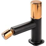 FDesign Ardesia едноръкохватков смесител за биде черен - розово злато (FD1-ARD-6-25)