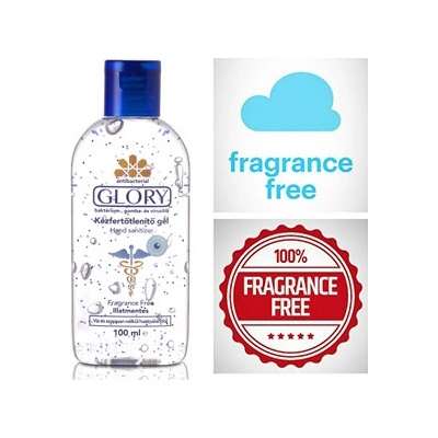 Glory dezinfekčný gél na ruky bez vône 100 ml